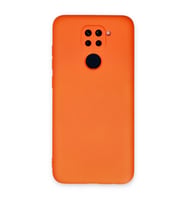 Xiaomi Redmi Note 9 Kılıf Nano İçi Kadife Silikon - Turuncu