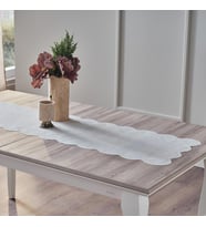 Lolavien Elizya Runner 45X150cm - Beyaz