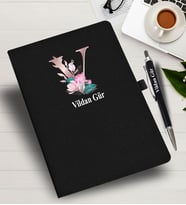 Kişiye Özel harf Tasarımlı  İsme Özel Defter ve Kalem