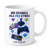 Oyun Severlere Özel Tasarım Baskılı Kupa Bardak Gamer Hediye