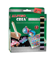 Alpino Crea Metalix Metalik Keçeli Kalem Seti 7li