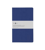 Fabio Ricci Lepidus 13x21 Lastik Çizgili Defter Havacı Mavi 1044
