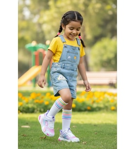 Elit LS-P-02-26Y Patik Kız Çocuk Yürüyüş Ayakkabısı Beyaz - Lila (Beyaz-Lila)