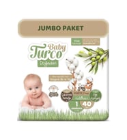 Baby Turco Bebek Bezi Doğadan Beden:1 (2-5kg) Yeni Doğan 40 Adet (göbek Bağı Oyuntulu) Jumbo Pk