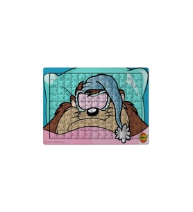 Ghostbastır Design Tazmanya Canavarı 99 Parça Ayaklı Puzzle – Dekoratif Çocuk Yapbozu 076