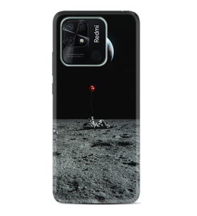Xiaomi Redmi Note 7 8 9 Pro 10 2022 10 Pro 10S Kılıf Desenli Silikon Astronoot Red Baloon 1608