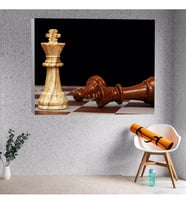 Satranç Temalı-6 Temalı Kanvas Tablo