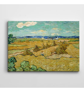 Vincent Van Gogh The Cornshocks Nationalmuseum Kanvas Tablo