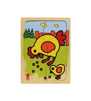Tavuk Ahşap Puzzle