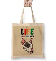 Funny Dog Lover Gift For Women Men Bez Çanta Uzun Saplı