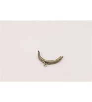 Çanta Klips Oval - 8 cm Bronz