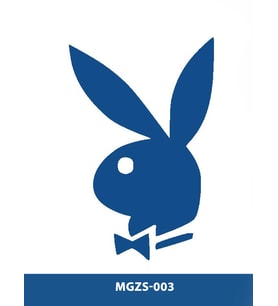 MGZS-003 YARI KALICI PAPYONLU TAVŞAN DESEN DÖVME-TATTO