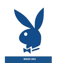 MGZS-003 YARI KALICI PAPYONLU TAVŞAN DESEN DÖVME-TATTO