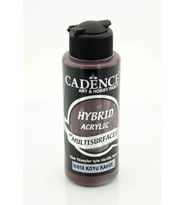 Cadence Hybrid Multisurface Akrilik Boya 120 ml. H-018 KOYU KAHVE 