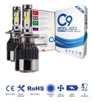 Leonpart C9 H1 LED Xenon Far 9400 Lümen Ampulü Beyaz Yeni Nesil Şimşek Etkili