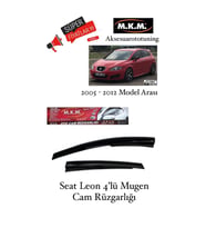 Seat Leon 2005 - 2012 Model 4'Lü Mugen Cam Rüzgarlığı