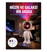 Mey İthalat® Gün Batımı Projektör Lamba Astronot Görünümlü Dekoratif Masa Lambası Yeni Nesil