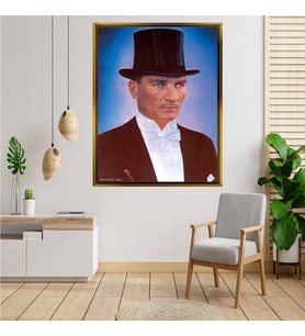 ÇERÇEVELİ ATATÜRK TABLO S378