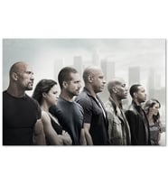 Cakatablo Hızlı ve Öfkeli Full Cast Afiş MDF Tablo