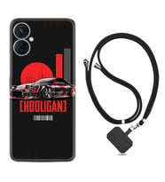 Tecno Spark 9T Kılıf Silikon Boyun Askılı İpli Desenli Silikon Hooligan 1636
