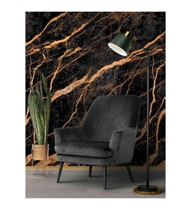 Dreamwall Modern Mermer Desenli Silinebilir Tekstil Duvar Kağıdı (Çok Renkli)