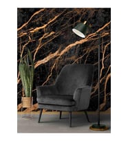 Dreamwall Modern Mermer Desenli Silinebilir Tekstil Duvar Kağıdı (Çok Renkli)