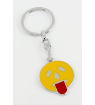 Dil Çıkaran Emoji Metal Anahtarlık