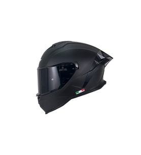 SW 867 Mat Siyah Kapalı Motosiklet Kaskı