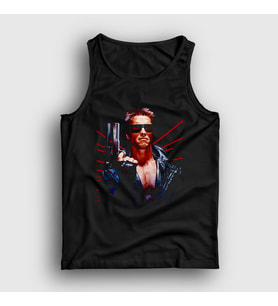 Presmono Unisex Siyah Arnold Schwarzenegger Film The Terminator Atlet 254618tt