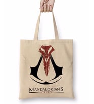 Star Wars Mandalorian Creed Bez Çanta Uzun Saplı