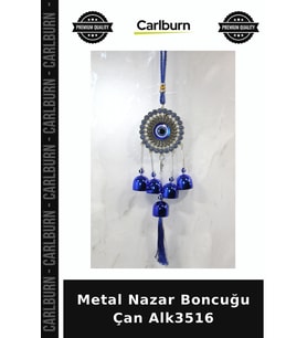 Özel Üretim Dekoratif Hediyelik Aksesuar Duvar Süsü Metal Nazar Boncuğu Çan Alk3516