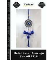 Özel Üretim Dekoratif Hediyelik Aksesuar Duvar Süsü Metal Nazar Boncuğu Çan Alk3516