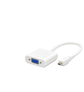 Usb Mıcro To Vga F Çevirici Beyaz Hdx7810