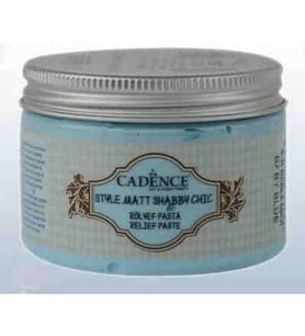 Cadence Style Matt Shabby Chic Rölyef Pasta SR-10 BEBEK MAVİ 
