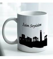 Adana Konseptli Kişiye Özel İsim Baskılı Beyaz Kupa Bardak No:001