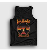 Presmono Unisex Siyah Cincinnati Rock Müzik Def Leppard Atlet 496528tt