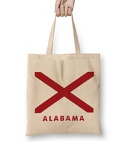 Alabama State Flag Bez Çanta Uzun Saplı