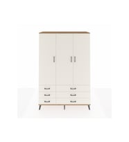 Hyperion Gardrop 5 Raflı 6 Çekmeceli Tek Askılı 132x44x195 Çam-Aytaşı