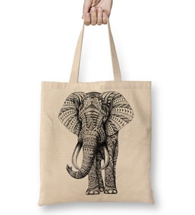 Elefante Bez Çanta Uzun Saplı