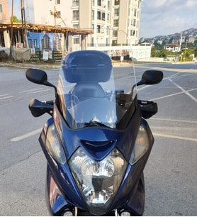 MOTOCAM Honda Silverwing FJS 400 Ön Cam 2001-2012 Model 56cm Şeffaf Renkli 4mm