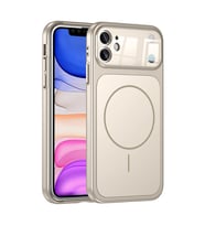 Apple iPhone 11 Kılıf Zore M-Safe Şarj Özellikli Kamera Korumalı Formen Kapak