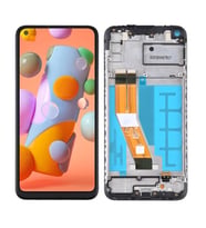 Samsung A115 A11 Ekran Lcd Çıtalı %100 Kvk Servis Ürünüdür.