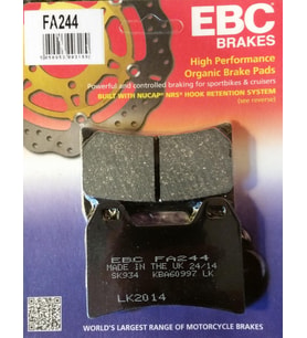 Ebc Fa244 2025 Triumph Tiger Sport 800 Uyumlu Ön Fren Balatası Organik Balata