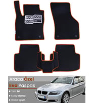 BMW 3 SERİSİ E90 SEDAN (2005-2013) Uyumlu EVA Paspas Tam Set–Araca Özel,Su Geçirmez