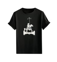 Türkçülük Görselli  Unisex (Tshirt) Tişört (Siyah)