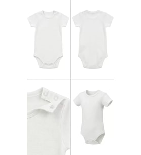 Northcity Antialerjik Çıtçıtlı Bebek Zıbını 6-18 Ay 3'lü Paket