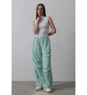 Paraşüt Cargo Pantolon - Mint