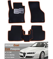 ALFA ROMEO 159 (2005-2011) Uyumlu EVA Paspas Tam Set–Araca Özel,Kolay Montaj,Su Geçirmez