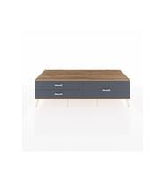 Kronos TV Ünitesi 3 Çekmeceli  176x59x51 Çam-Çam/Antrasit