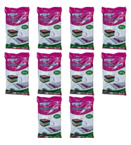 Vindex Vakumlu Giyisi Yastık Yorgan Saklama Torbası Poşeti Hurç - Mega - 100x130 Cm. - 10 Paket
